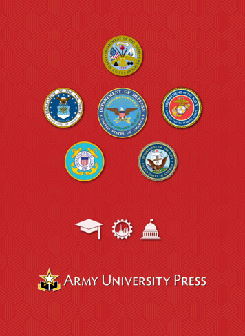 Military Journal Of - Army University Press