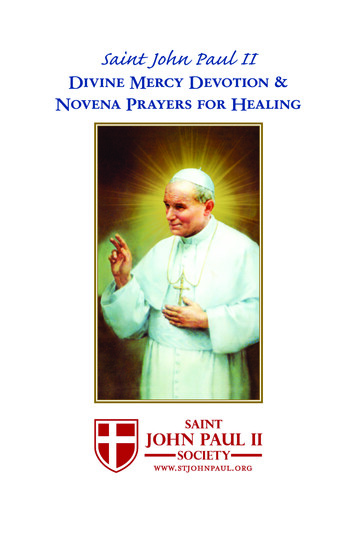 Divine Mercy Devotion & Novena Prayers For Healing