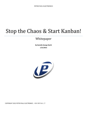 Stop The Chaos & Start Kanban! - Peter Paul