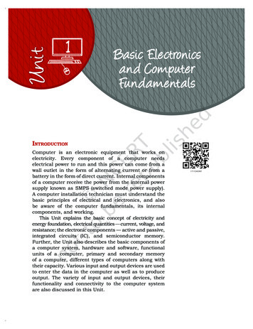 1 Basic Electronics And Computer Fundamentals