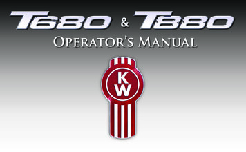 T680 Operator's Manual - Y53-1200-1B1