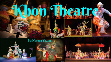 Khon Theatre - Akhull.weebly 