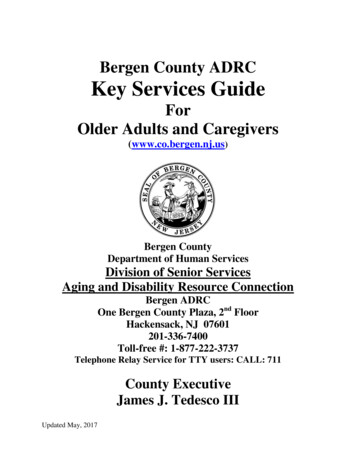 Bergen County ADRC Key Services Guide - Bcbss 