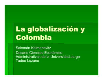 La Globalización Y Colombia - Confecoop