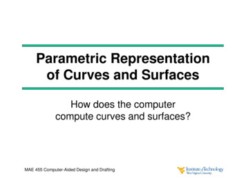 Lecture 17 Parametric Curves And Surfaces