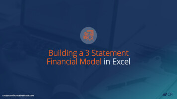 Building A 3 Statement Financial Model In Excel