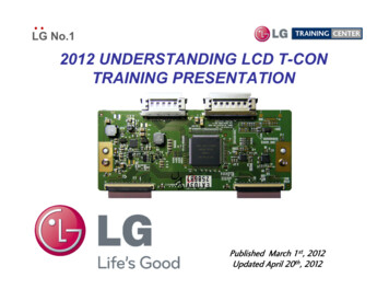 2012 UNDERSTANDING LCD T-CON TRAINING 