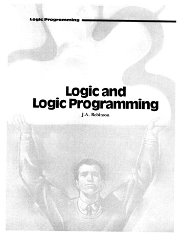 Logic And Logic Programming - Department Of Computer 