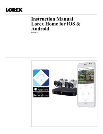Lorex Home For IOS & Android Instruction Manual