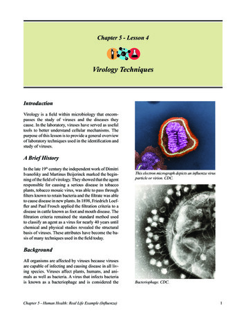 Virology Techniques - Texas A&M AgriLife