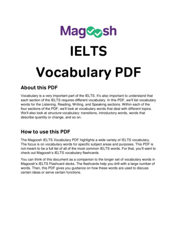 MAGOOSH IELTS VOCABULARY PDF
