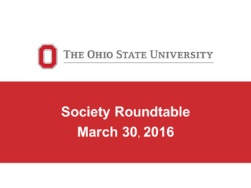 Society(Roundtable March(30 2016 - Ohio State University