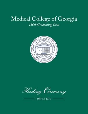 Medical College Of Georgia - Augusta University