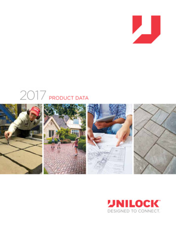 PRODUCT DATA - Unilock Commercial