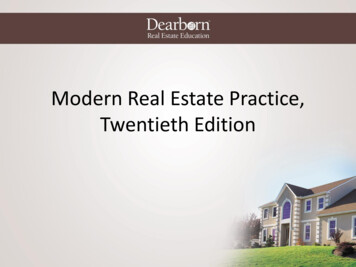 Modern Real Estate Practice, Twentieth Edition