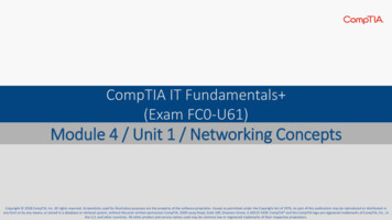 CompTIA IT Fundamentals (Exam FC0-U61) Module 4 / Unit 