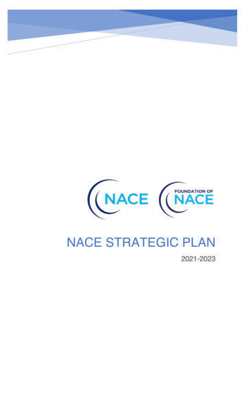 Nace Strategic Plan