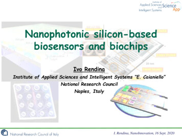 Nanophotonic Silicon-based Biosensors And Biochips