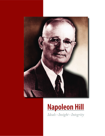 Napoleon Hill - Altfeld Inc