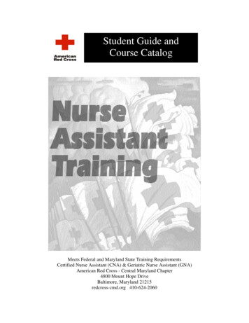 Student Guide And Course Catalog - Red Cross Maryland