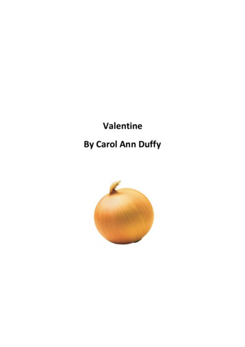 Valentine By Carol Ann Duffy - Cpb-eu-w2.wpmucdn 