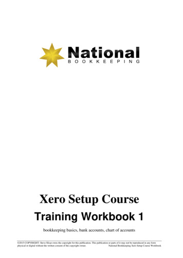 National Bookkeeping Xero Setup Course Workbook