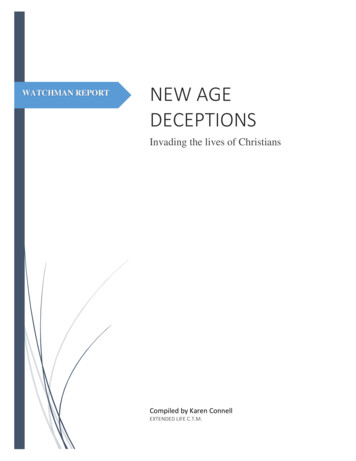 NEW AGE DECEPTIONS - WordPress 