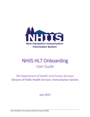 NHIIS HL7 Onboarding User Guide