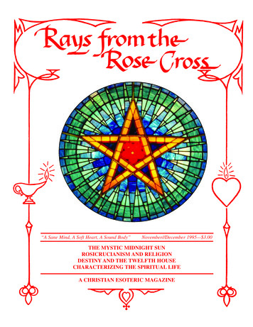 THE MYSTIC MIDNIGHTSUN ROSICRUCIANISM AND 
