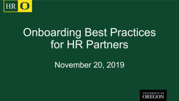Onboarding Best Practices For HR Partners