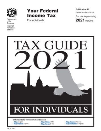 2021 Publication 17 - IRS Tax Forms