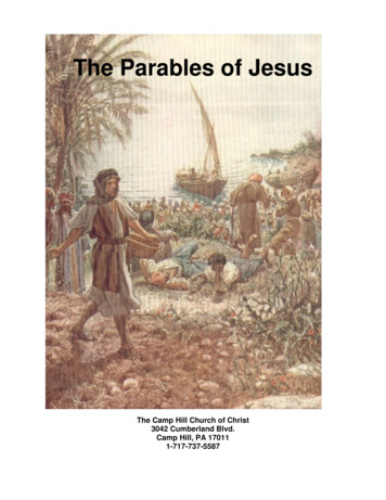The Parables Of Jesus - Camp Hill Church