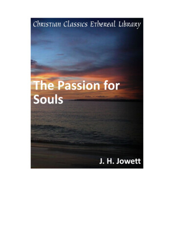 The Passion For Souls - CCEL