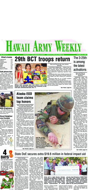 Hawaii Army Weekly