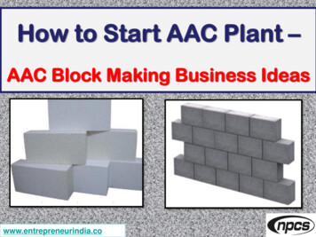 How To Start AAC Plant - Entrepreneur India