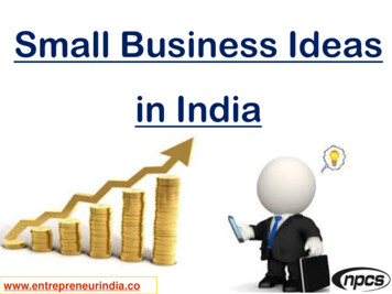 Small Business Ideas In India - Entrepreneur India