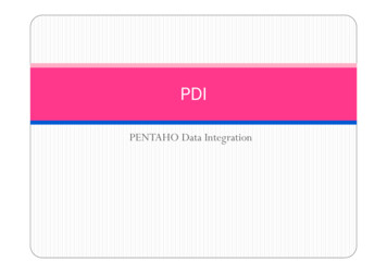 PENTAHO Data Integration