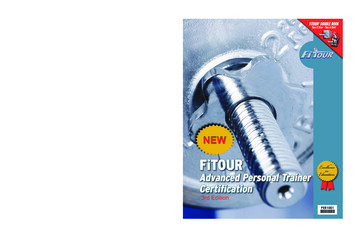 Personal Trainer 3rd Edition Text - FiTOUR