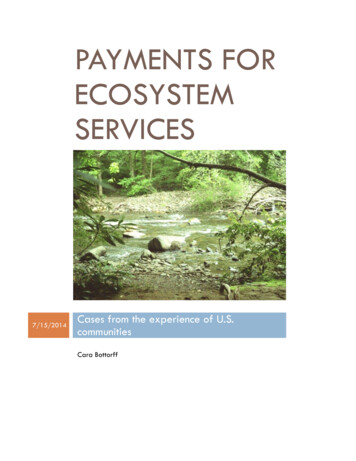 Payments For Ecosystem Services - Walker-foundation 