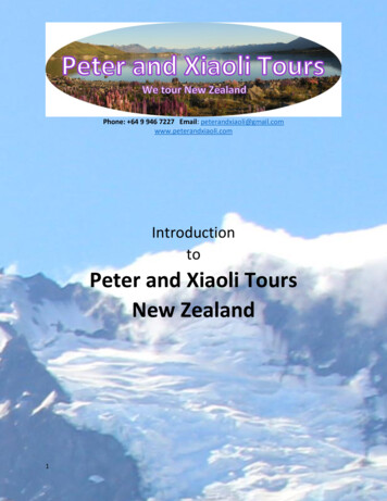 Introduction To Peter And Xiaoli Tours New Zealand