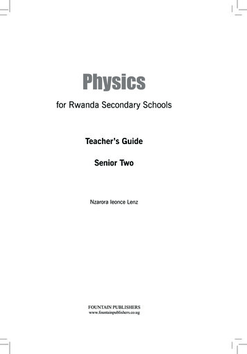 Physics - Rwanda Education Board