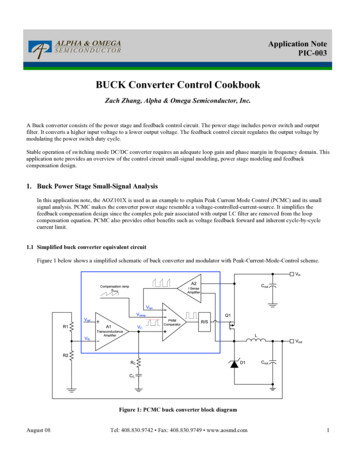 BUCK Converter Control Cookbook - Aosmd 