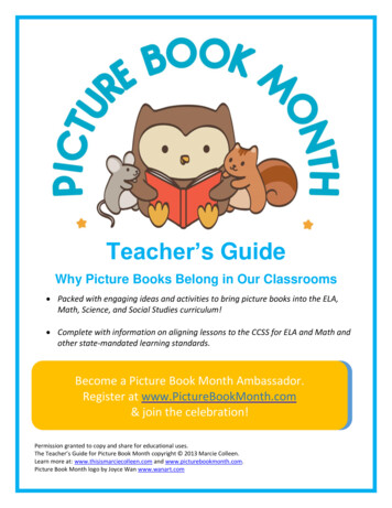 Teacher’s Guide - Picture Book Month
