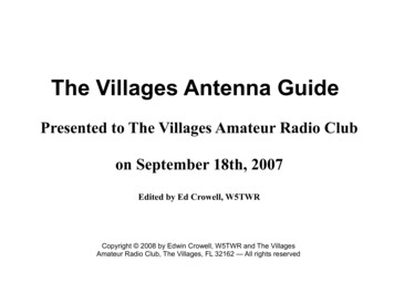 The Villages Antenna Guide - K4VRC