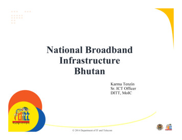 National Broadband Infrastructure Bhutan - ESCAP