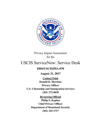 USCIS ServiceNow: Service Desk - Dhs.gov