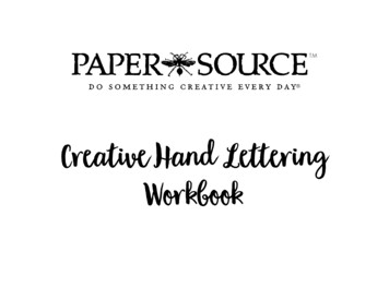 Creative Hand Lettering Workbook