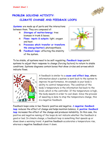 Problem Solving Activity Climate Change And Feedback Loops
