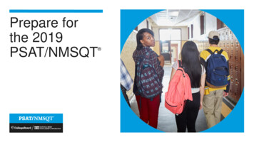 Prepare For The 2019 PSAT/NMSQT