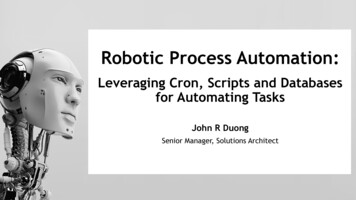 Robotic Process Automation . - MacAdmins Conference
